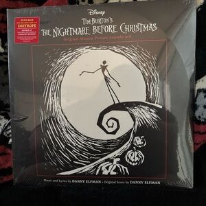 Disney The Nightmare Before Christmas Black & White Vinyl Soundtrack